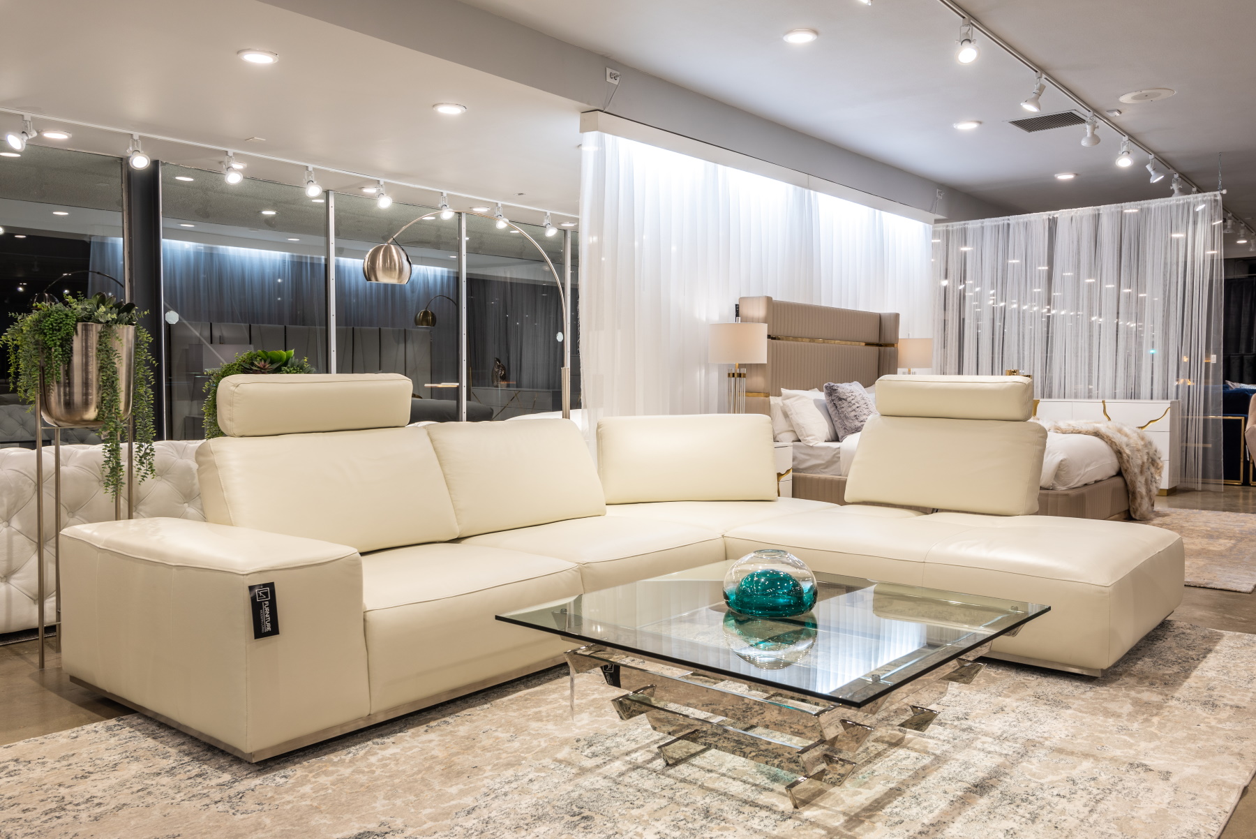 leather sectional sofa beige