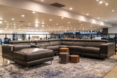 sectional sofa large brown